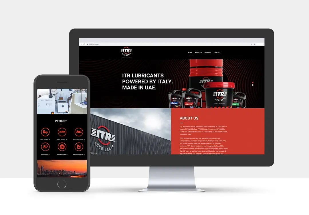 ITR Lubricants Website Developement